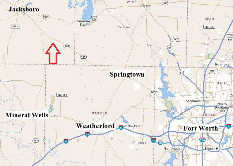 General Map 114 Acres, 3500 Erwin Rd, Jacksboro, TX Coalson Real Estate