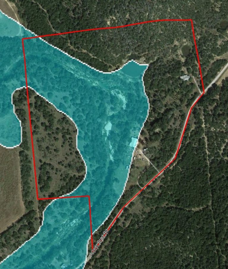 Floor Plain Map 40.5 Acres, 456 Lower Brad Rd, Strawn, Texas SOLD