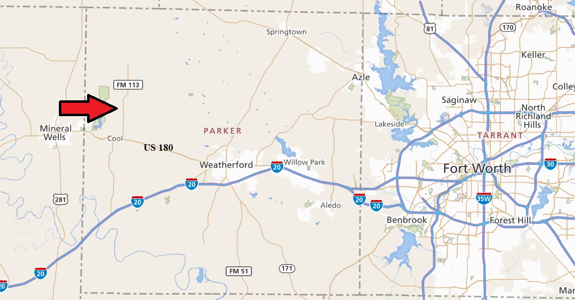 General Map – 40 Acre Horse Ranch, 3127 N. Fm 113, Weatherford, Tx 