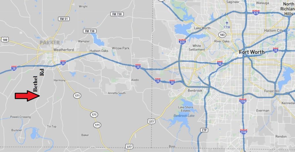 General Map 151.5 Acre Cutting Horse Facility, Bethel Road