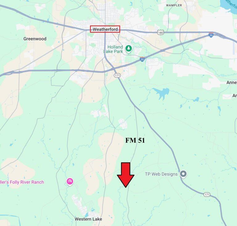 Local Map Local Map - 220.39 Gorgeous Acres, 7700 Granbury Hwy, Weatherford, Texas 76087