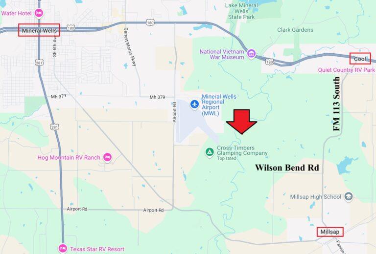 Local Map - 490.3 Beautiful Acres, Millsap, Parker County, Texas
