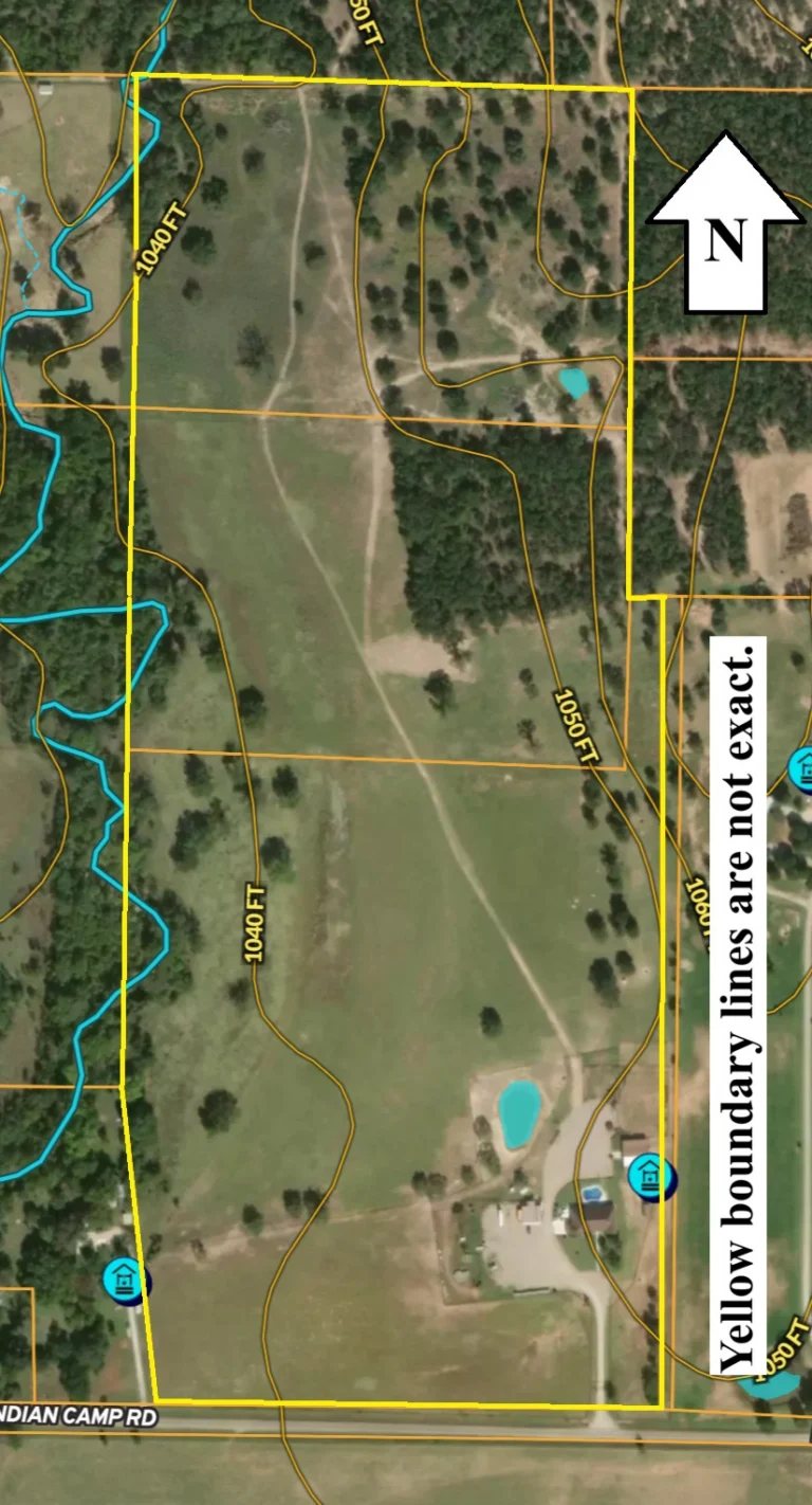 Aerial Image Aerial Image - Scenic 64 Acre Horse & Cattle Property, 1501 Indian Camp Road, Weatherford, TX 76088