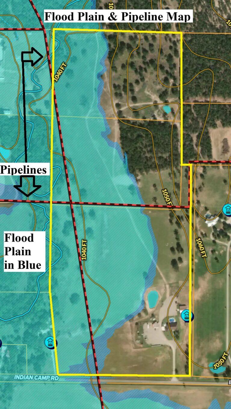 FEMA Flood Hazard Map FEMA Flood Hazard Map - Scenic 64 Acre Horse & Cattle Property, 1501 Indian Camp Road, Weatherford, TX 76088